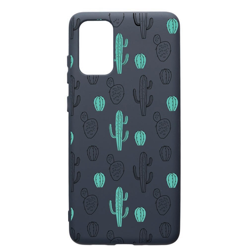 Husa Premium Silicon Compatibila Cu Samsung Galaxy S20 Plus, Cactus, cu interiorul din material textil, protectie camera, Alaskan Blue, PAB84