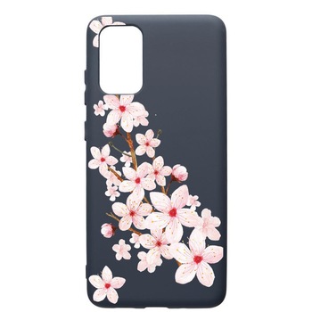 Husa Premium Silicon Compatibila Cu Samsung Galaxy S20 Plus, Spring Flower, cu interiorul din material textil, protectie camera, Alaskan Blue, PAB62 Husa Premium Silicon Compatibila Cu Samsung Galaxy S20 Plus, Spring Flower, cu interiorul din material textil, protectie camera, Alaskan Blue, PAB62