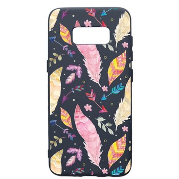 Husa Premium Silicon Compatibila Cu Samsung Galaxy S8, Happy Feathers, cu interiorul din material textil, protectie camera, Alaskan Blue, PAB68 Husa Premium Silicon Compatibila Cu Samsung Galaxy S8, Happy Feathers, cu interiorul din material textil, protectie camera, Alaskan Blue, PAB68