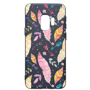 Husa Premium Silicon Compatibila Cu Samsung Galaxy S9, Happy Feathers, cu interiorul din material textil, protectie camera, Alaskan Blue, PAB68 Husa Premium Silicon Compatibila Cu Samsung Galaxy S9, Happy Feathers, cu interiorul din material textil, protectie camera, Alaskan Blue, PAB68