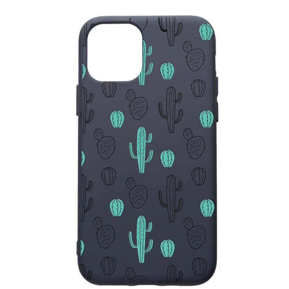 Husa Premium Silicon Compatibila Cu Apple IPhone 11, Cactus, cu interiorul din material textil, protectie camera, Alaskan Blue, PAB84