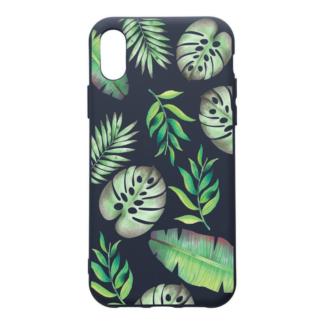 Husa Premium Silicon Compatibila Cu Apple IPhone XS / iPhone X, Tropical, cu interiorul din material textil, protectie camera, Alaskan Blue, PAB150