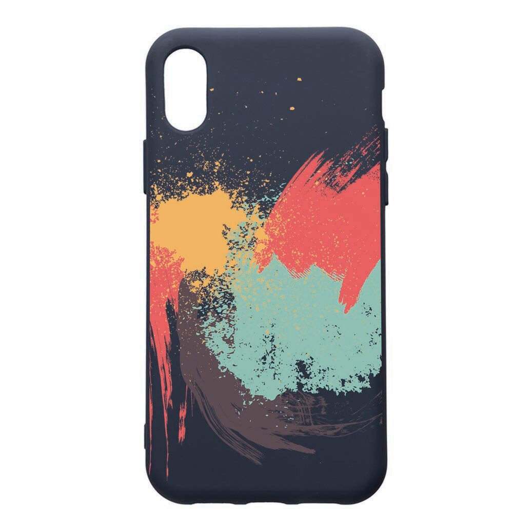 Husa Premium Silicon Compatibila Cu Huawei Y6 2019, Painting, cu interiorul din material textil, protectie camera, Alaskan Blue, PAB44