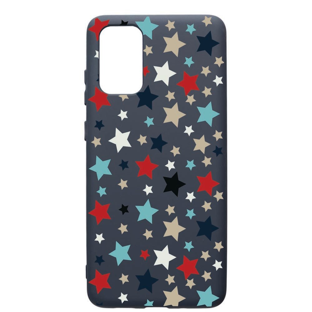 Husa Premium Silicon Compatibila Cu Samsung Galaxy S20 Plus, Star, cu interiorul din material textil, protectie camera, Alaskan Blue, PAB146