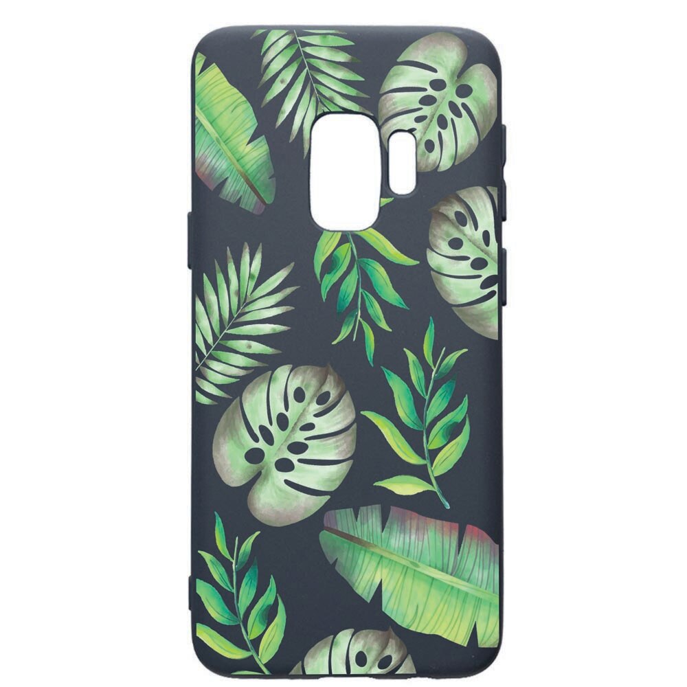 Husa Premium Silicon Compatibila Cu Samsung Galaxy S9, Tropical, cu interiorul din material textil, protectie camera, Alaskan Blue, PAB150