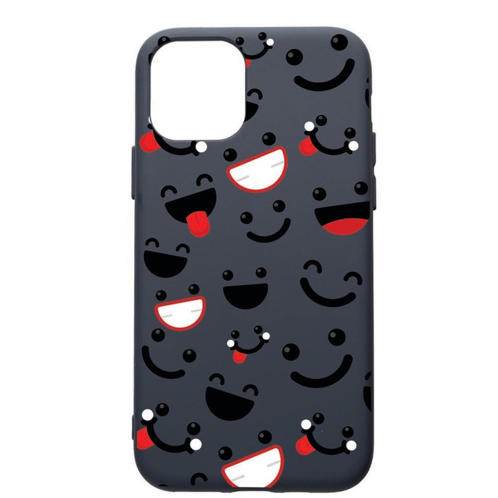 Husa Premium Silicon Compatibila Cu Apple IPhone 12 Mini, Emotions, cu interiorul din material textil, protectie camera, Alaskan Blue, PAB32