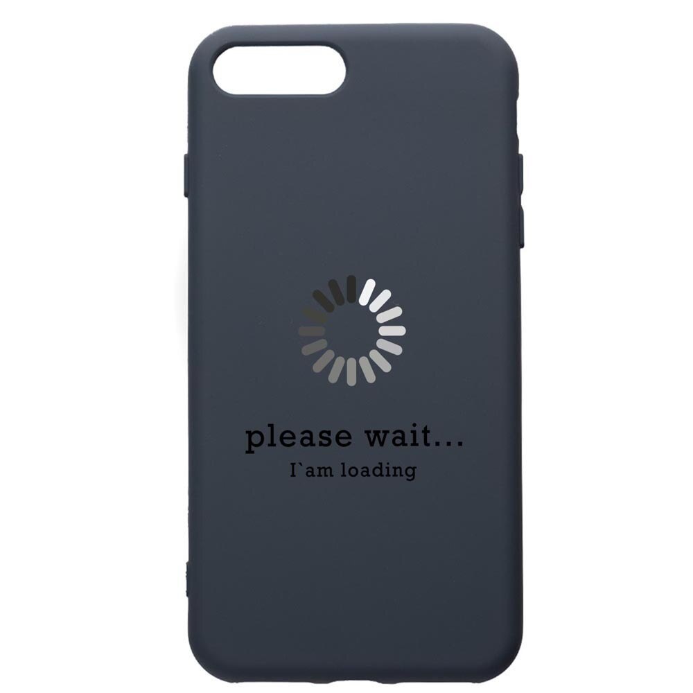 Husa Premium Silicon Compatibila Cu Apple iPhone 8 Plus / iPhone 7 Plus, Loading, cu interiorul din material textil, protectie camera, Alaskan Blue, PAB37