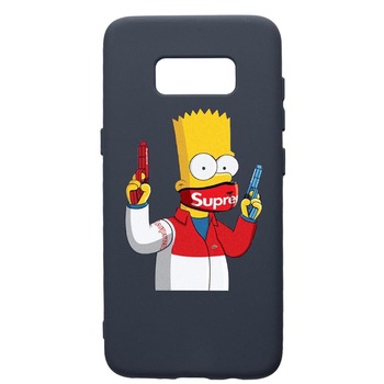 Husa Premium Silicon Compatibila Cu Samsung Galaxy S10E, Supreme, The Simpsons, cu interiorul din material textil, protectie camera, Alaskan Blue, PAB270 Husa Premium Silicon Compatibila Cu Samsung Galaxy S10E, Supreme, The Simpsons, cu interiorul din material textil, protectie camera, Alaskan Blue, PAB270