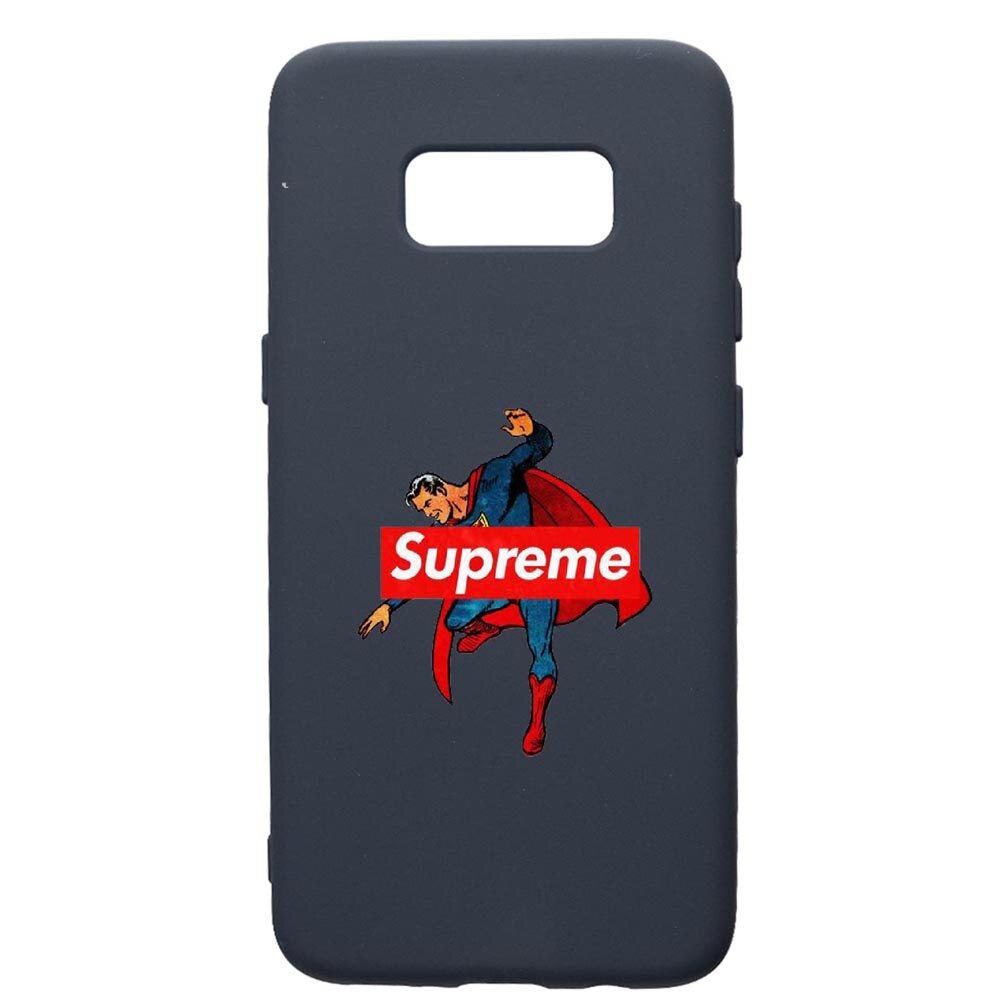 Husa Premium Silicon Compatibila Cu Samsung Galaxy S10E, Supreme, Superman, cu interiorul din material textil, protectie camera, Alaskan Blue, PAB259