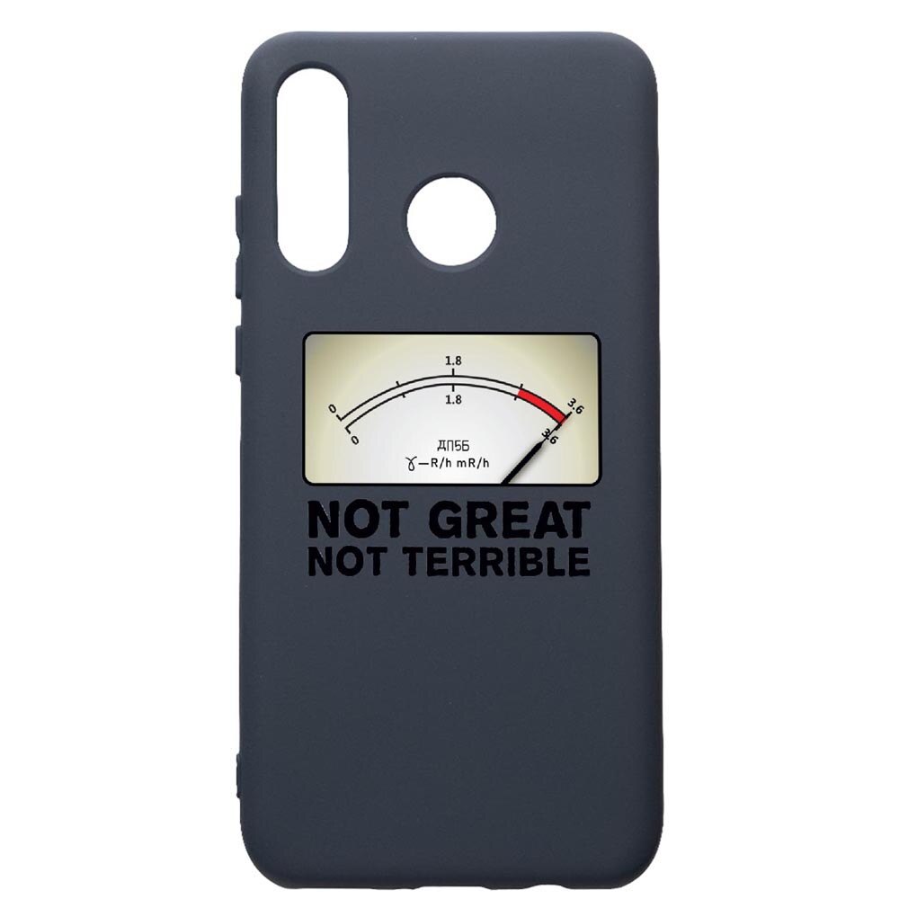 Husa Premium Silicon Compatibila Cu Huawei P30 Lite, Chernobyl, cu interiorul din material textil, protectie camera, Alaskan Blue, PAB276