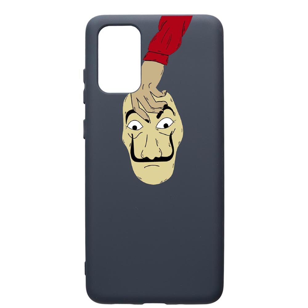 Husa Premium Silicon Compatibila Cu Samsung Galaxy S20 Plus, La Casa De Papel, cu interiorul din material textil, protectie camera, Alaskan Blue, PAB295