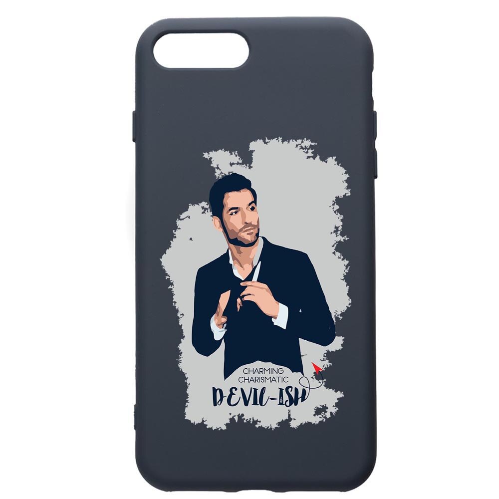 Husa Premium Silicon Compatibila Cu Apple iPhone 8 Plus / iPhone 7 Plus, Lucifer, cu interiorul din material textil, protectie camera, Alaskan Blue, PAB299