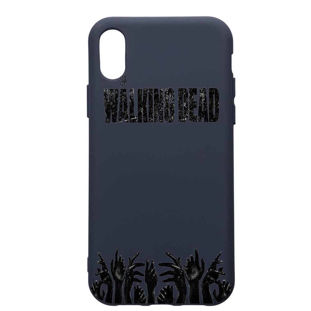 Husa Premium Silicon Compatibila Cu Huawei Y5 2019, The Walking Dead, cu interiorul din material textil, protectie camera, Alaskan Blue, PAB301
