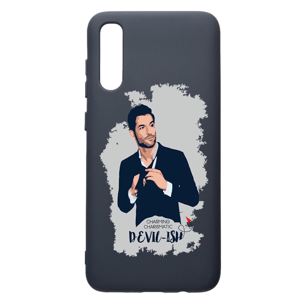 Husa Premium Silicon Compatibila Cu Samsung Galaxy A30S, Lucifer, cu interiorul din material textil, protectie camera, Alaskan Blue, PAB299