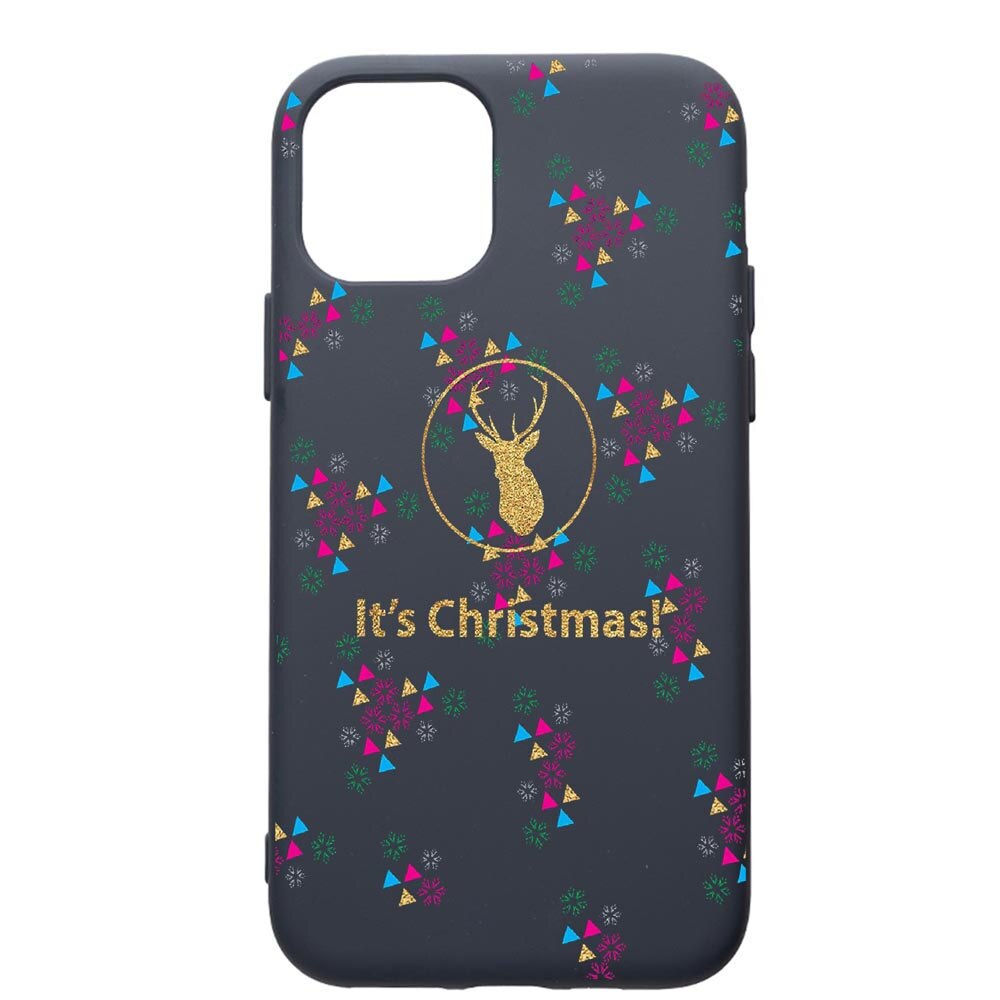 Husa Premium Silicon Compatibila Cu Apple IPhone 12 Pro, Xmas, cu interiorul din material textil, protectie camera, Alaskan Blue, PAB313