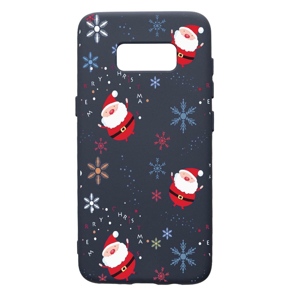 Husa Premium Silicon Compatibila Cu Samsung Galaxy S10E, Xmas, cu interiorul din material textil, protectie camera, Alaskan Blue, PAB308