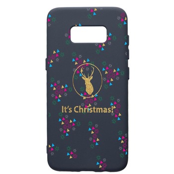 Husa Premium Silicon Compatibila Cu Samsung Galaxy S10E, Xmas, cu interiorul din material textil, protectie camera, Alaskan Blue, PAB313 Husa Premium Silicon Compatibila Cu Samsung Galaxy S10E, Xmas, cu interiorul din material textil, protectie camera, Alaskan Blue, PAB313