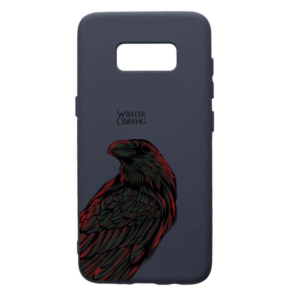 Husa Premium Silicon Compatibila Cu Samsung Galaxy S10E, Game Of Thrones, cu interiorul din material textil, protectie camera, Alaskan Blue, PAB285