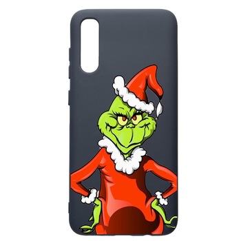 Husa Premium Silicon Compatibila Cu Samsung Galaxy A70, Xmas Grinch, cu interiorul din material textil, protectie camera, Alaskan Blue, PAB322 Husa Premium Silicon Compatibila Cu Samsung Galaxy A70, Xmas Grinch, cu interiorul din material textil, protectie camera, Alaskan Blue, PAB322