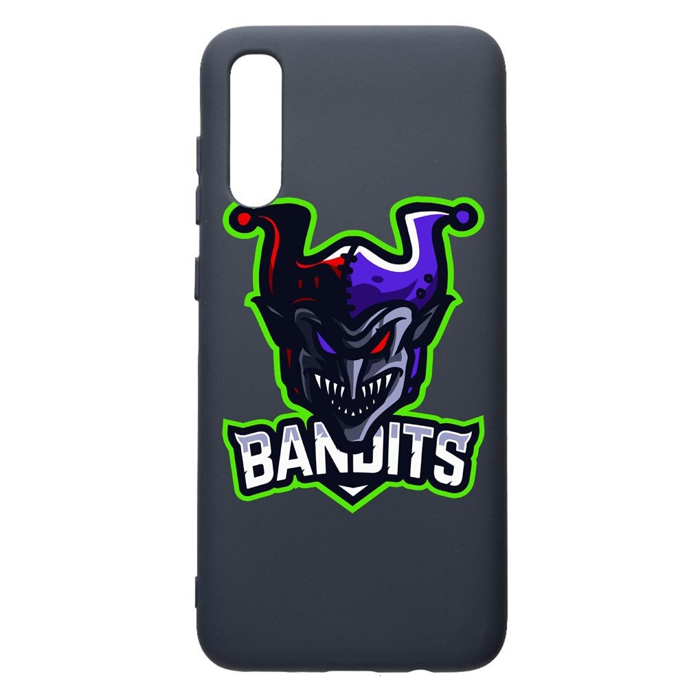 Husa Premium Silicon Compatibila Cu Samsung Galaxy A70, Gamers, Bandit, cu interiorul din material textil, protectie camera, Alaskan Blue, PAB287