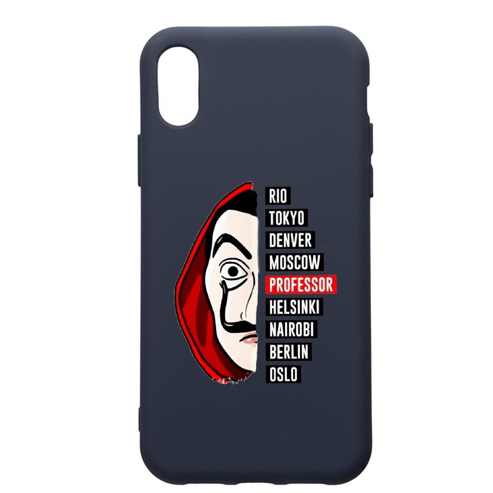 Husa Premium Silicon Compatibila Cu Samsung Galaxy A01, La Casa De Papel, cu interiorul din material textil, protectie camera, Alaskan Blue, PAB302