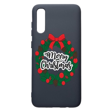 Husa Premium Silicon Compatibila Cu Samsung Galaxy A70, Merry Christmas, cu interiorul din material textil, protectie camera, Alaskan Blue, PAB346 Husa Premium Silicon Compatibila Cu Samsung Galaxy A70, Merry Christmas, cu interiorul din material textil, protectie camera, Alaskan Blue, PAB346