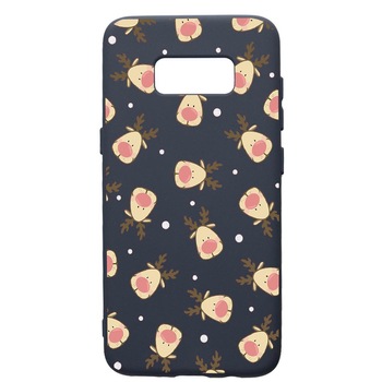 Husa Premium Silicon Compatibila Cu Samsung Galaxy S10E, Xmas Reindeer, cu interiorul din material textil, protectie camera, Alaskan Blue, PAB349 Husa Premium Silicon Compatibila Cu Samsung Galaxy S10E, Xmas Reindeer, cu interiorul din material textil, protectie camera, Alaskan Blue, PAB349