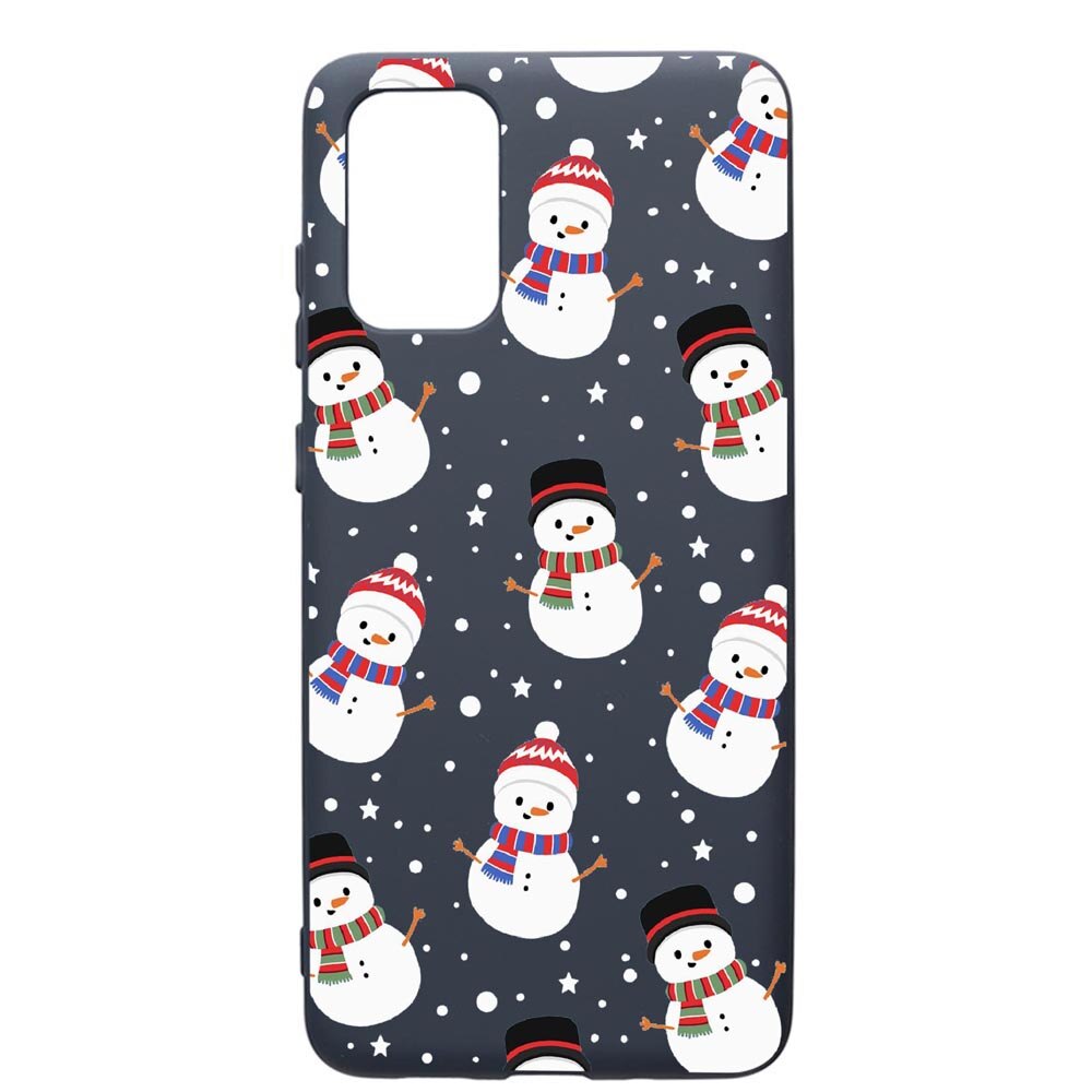 Husa Premium Silicon Compatibila Cu Samsung Galaxy S20 Plus, Snowman, cu interiorul din material textil, protectie camera, Alaskan Blue, PAB351