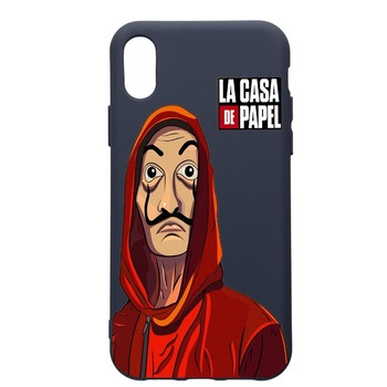 Husa Premium Silicon Compatibila Cu Samsung Galaxy A01, La Casa De Papel, cu interiorul din material textil, protectie camera, Alaskan Blue, PAB389 Husa Premium Silicon Compatibila Cu Samsung Galaxy A01, La Casa De Papel, cu interiorul din material textil, protectie camera, Alaskan Blue, PAB389