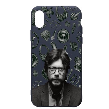 Husa Premium Silicon Compatibila Cu Samsung Galaxy A01, La Casa De Papel - Profesor, cu interiorul din material textil, protectie camera, Alaskan Blue, PAB388 Husa Premium Silicon Compatibila Cu Samsung Galaxy A01, La Casa De Papel - Profesor, cu interiorul din material textil, protectie camera, Alaskan Blue, PAB388