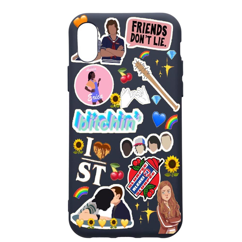 Husa Premium Silicon Compatibila Cu Apple IPhone XR, Stranger Things, cu interiorul din material textil, protectie camera, Alaskan Blue, PAB376