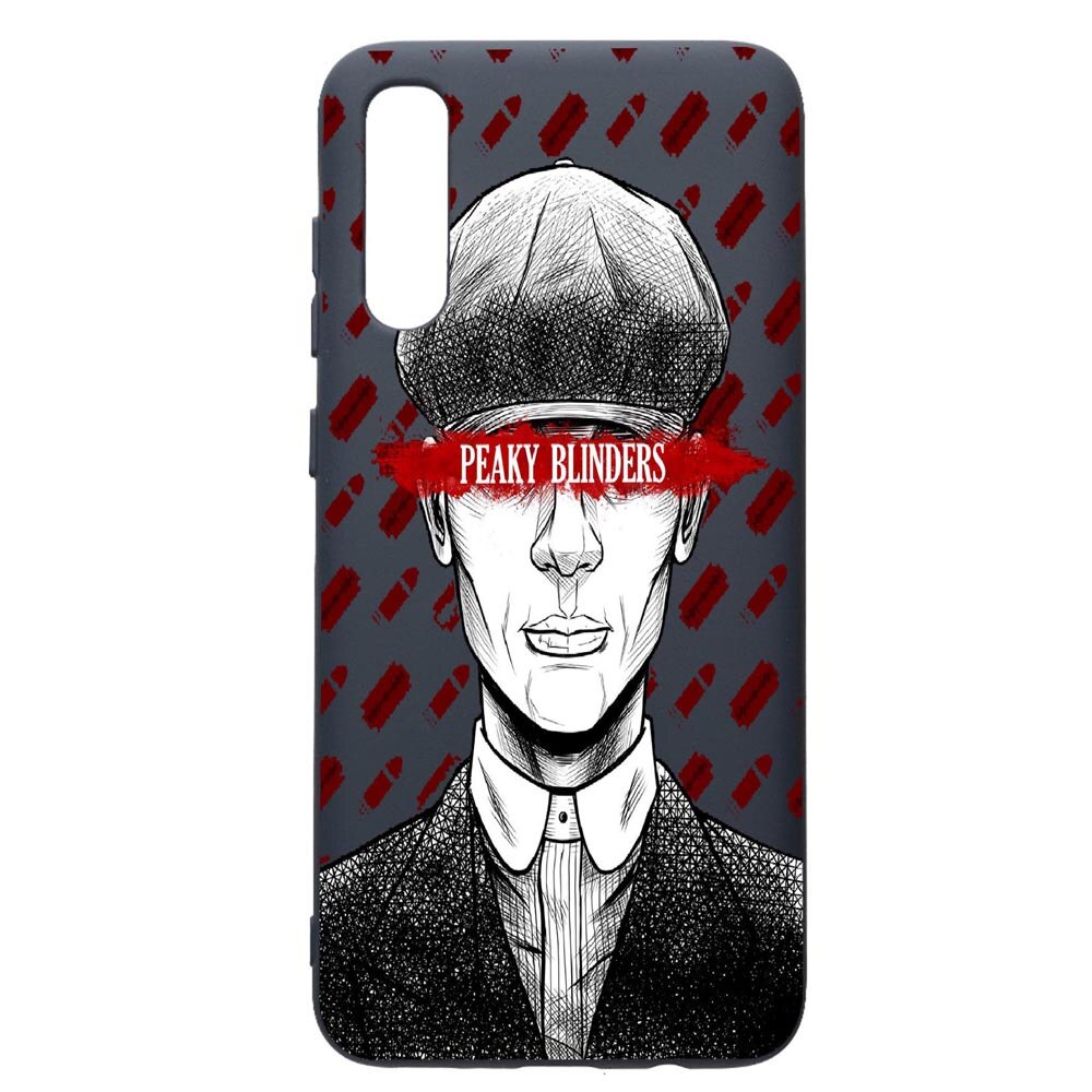 Husa Premium Silicon Compatibila Cu Samsung Galaxy A70, Peaky Blinders, cu interiorul din material textil, protectie camera, Alaskan Blue, PAB380