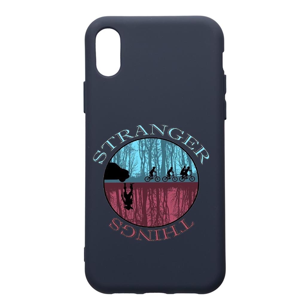 Husa Premium Silicon Compatibila Cu Samsung Galaxy A10, Stranger Things, cu interiorul din material textil, protectie camera, Alaskan Blue, PAB368