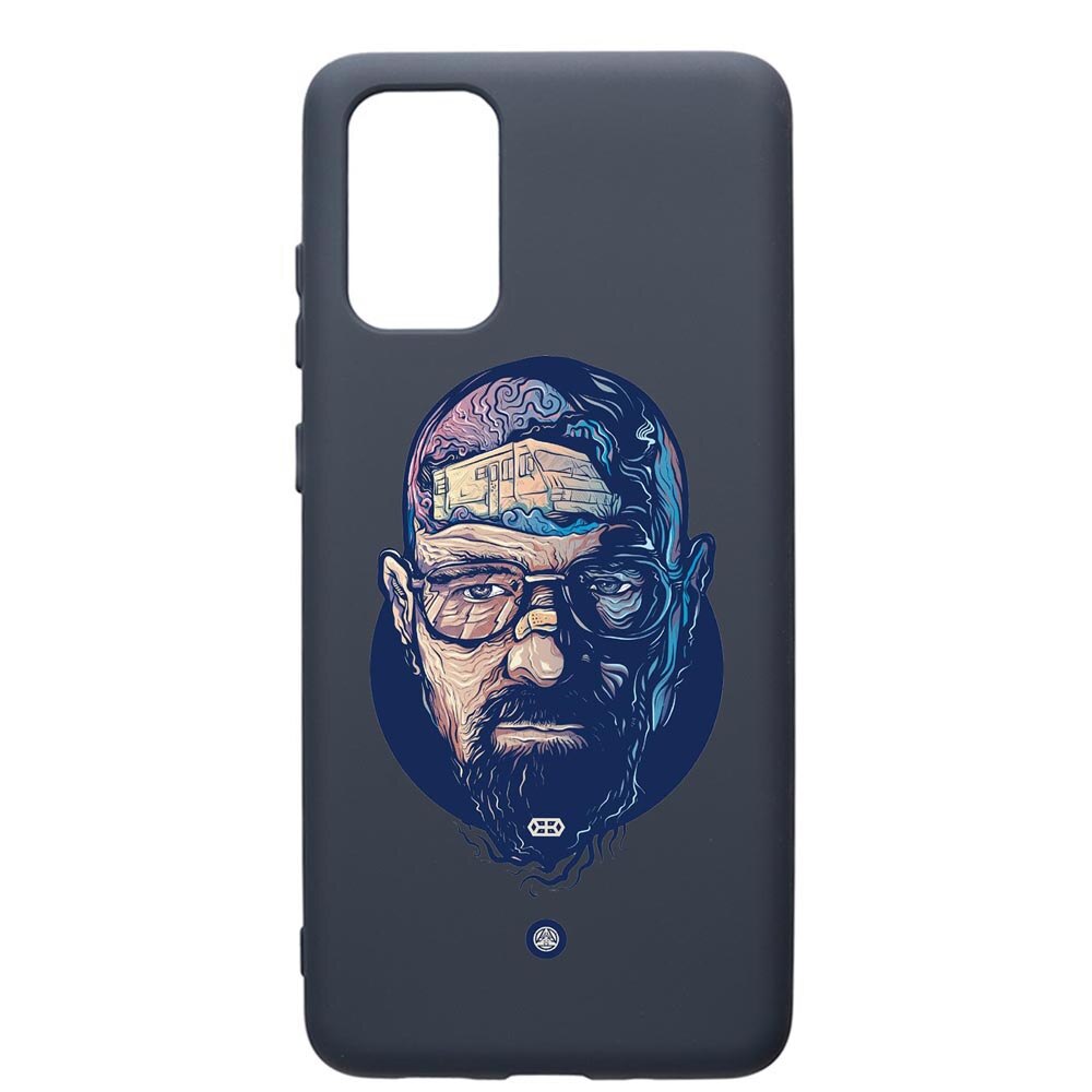 Husa Premium Silicon Compatibila Cu Samsung Galaxy S20 Plus, Breaking Bad, cu interiorul din material textil, protectie camera, Alaskan Blue, PAB359