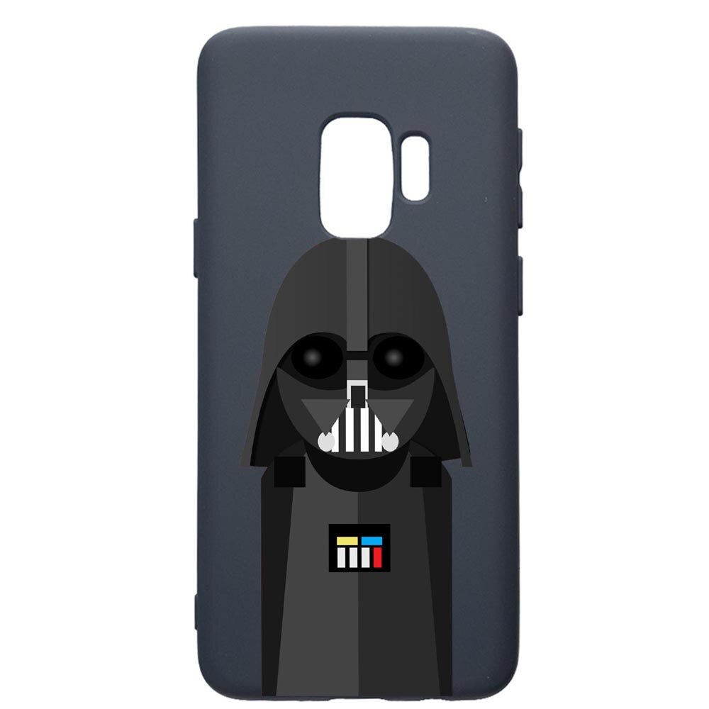 Husa Premium Silicon Compatibila Cu Samsung Galaxy S9, Star Wars Darth Vader, cu interiorul din material textil, protectie camera, Alaskan Blue, PAB405