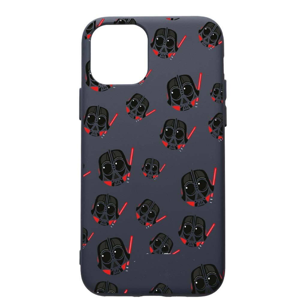 Husa Premium Silicon Compatibila Cu Apple IPhone 12 Mini, Star Wars Darth Vader, cu interiorul din material textil, protectie camera, Alaskan Blue, PAB419