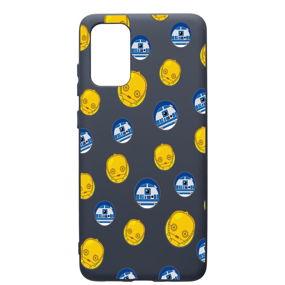 Husa Premium Silicon Compatibila Cu Samsung Galaxy S20 Plus, Star Wars Droids, cu interiorul din material textil, protectie camera, Alaskan Blue, PAB422
