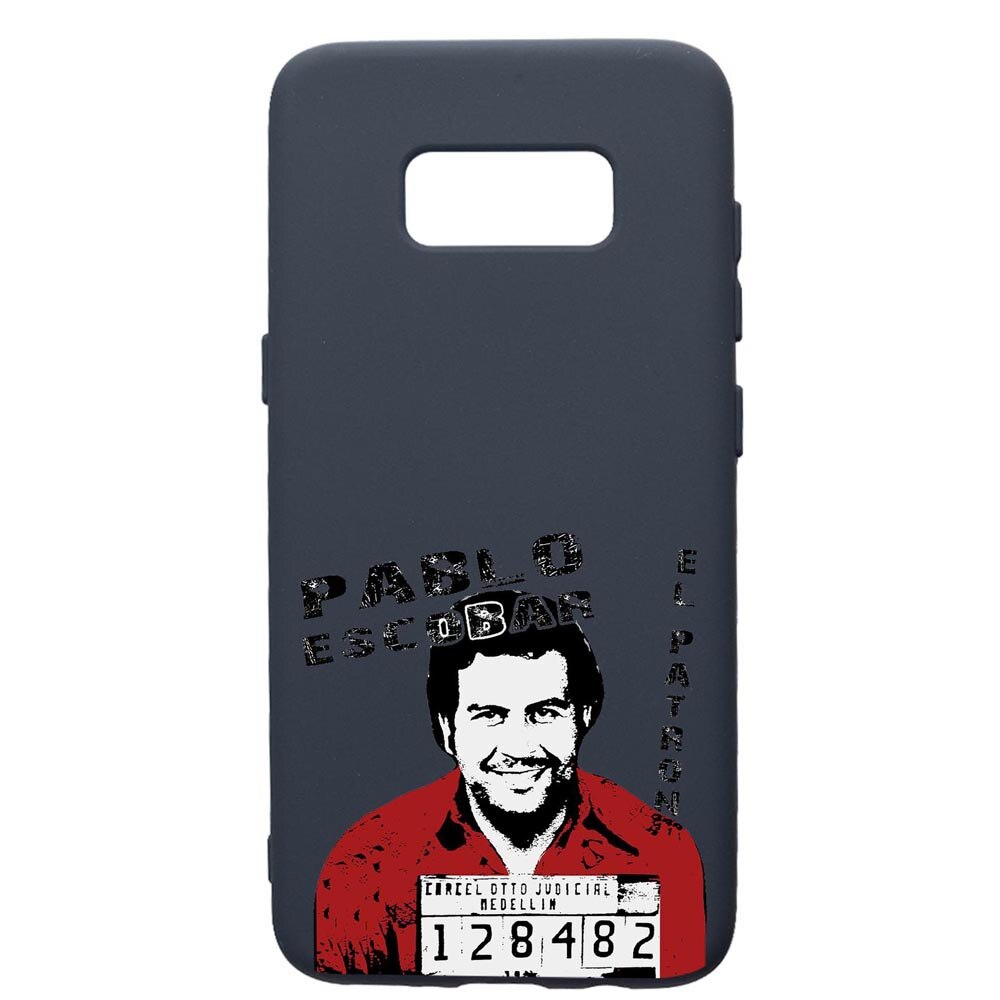 Husa Premium Silicon Compatibila Cu Samsung Galaxy S10E, Narcos, cu interiorul din material textil, protectie camera, Alaskan Blue, PAB444