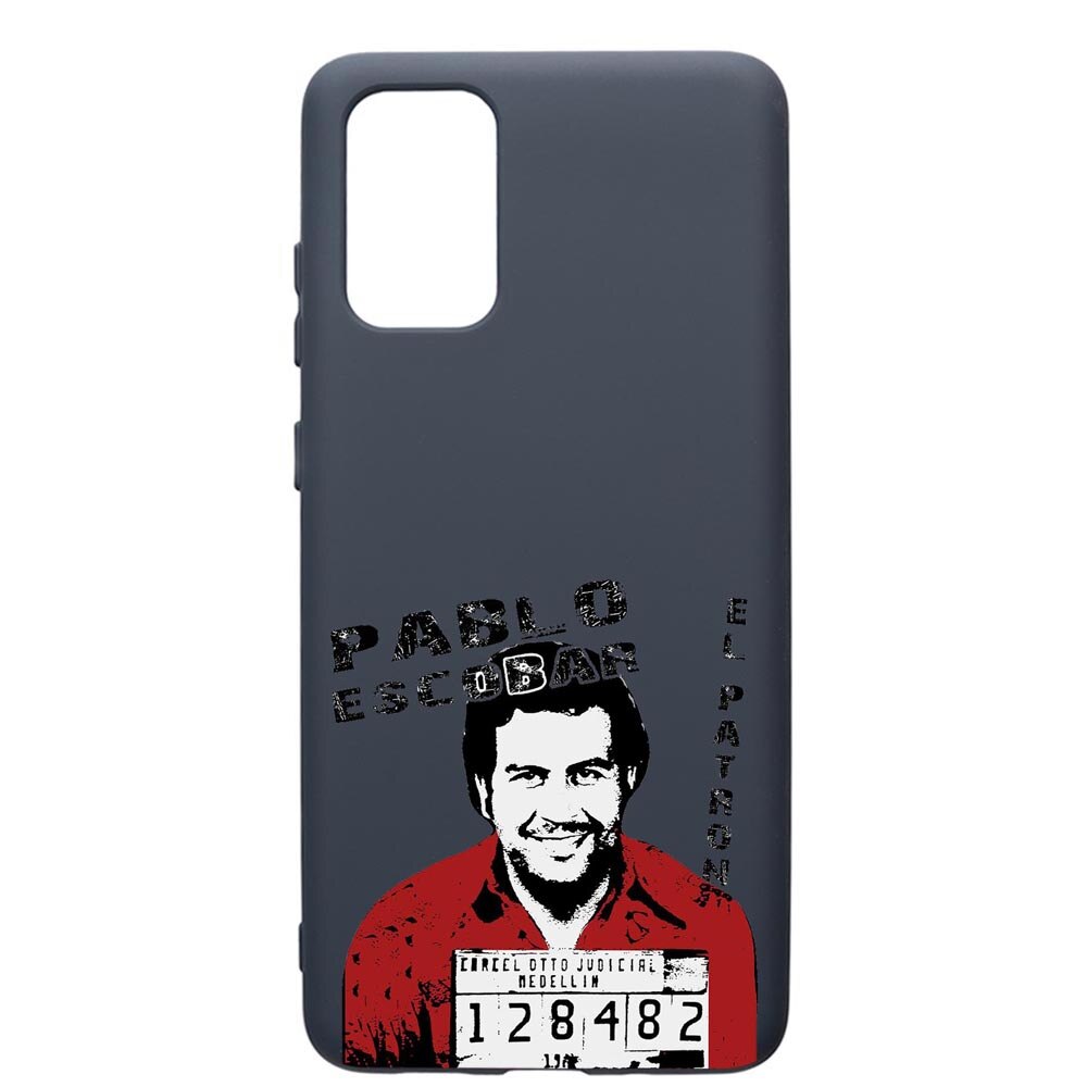 Husa Premium Silicon Compatibila Cu Samsung Galaxy S20 Plus, Narcos, cu interiorul din material textil, protectie camera, Alaskan Blue, PAB444