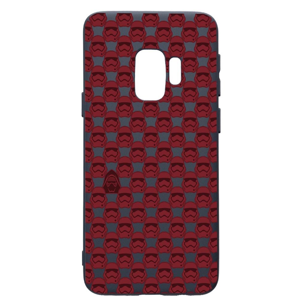 Husa Premium Silicon Compatibila Cu Samsung Galaxy S9, Star Wars First Order, cu interiorul din material textil, protectie camera, Alaskan Blue, PAB425