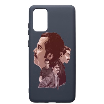 Husa Premium Silicon Compatibila Cu Samsung Galaxy S20 Plus, Narcos, cu interiorul din material textil, protectie camera, Alaskan Blue, PAB448 Husa Premium Silicon Compatibila Cu Samsung Galaxy S20 Plus, Narcos, cu interiorul din material textil, protectie camera, Alaskan Blue, PAB448