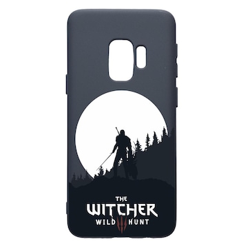 Husa Premium Silicon Compatibila Cu Samsung Galaxy S9, The Witcher, cu interiorul din material textil, protectie camera, Alaskan Blue, PAB427 Husa Premium Silicon Compatibila Cu Samsung Galaxy S9, The Witcher, cu interiorul din material textil, protectie camera, Alaskan Blue, PAB427