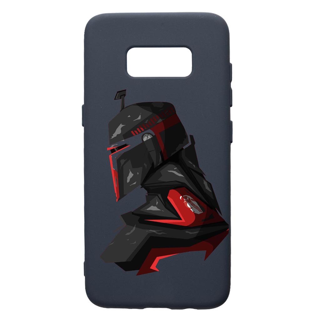 Husa Premium Silicon Compatibila Cu Samsung Galaxy S10E, Star Wars Tha Mandalorian, cu interiorul din material textil, protectie camera, Alaskan Blue, PAB456