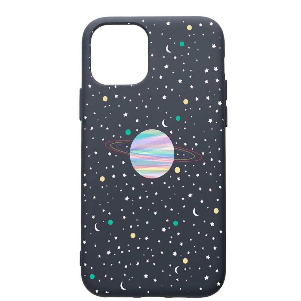 Husa Premium Silicon Compatibila Cu Apple IPhone 12 Pro, Universe, cu interiorul din material textil, protectie camera, Alaskan Blue, PAB468