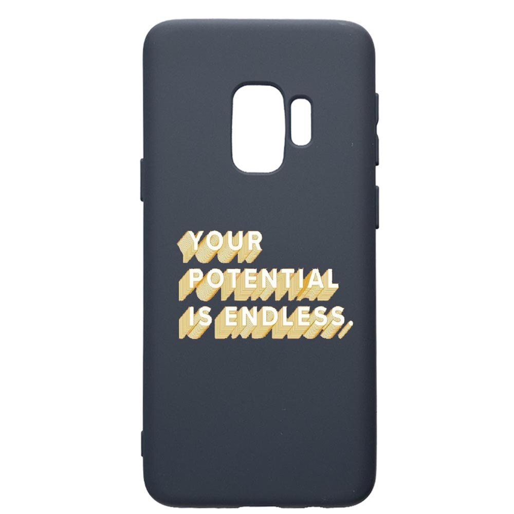 Husa Premium Silicon Compatibila Cu Samsung Galaxy S9, Endless, cu interiorul din material textil, protectie camera, Alaskan Blue, PAB484