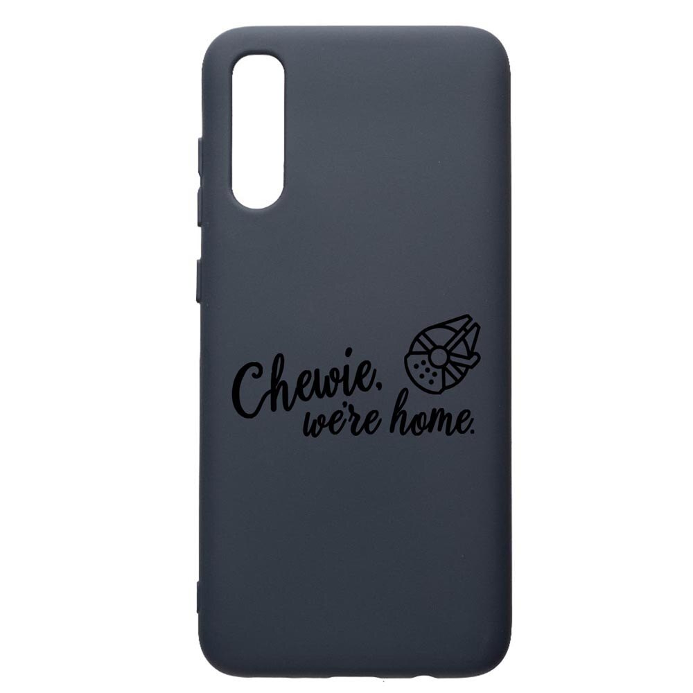 Husa Premium Silicon Compatibila Cu Samsung Galaxy A70, Star Wars, cu interiorul din material textil, protectie camera, Alaskan Blue, PAB246