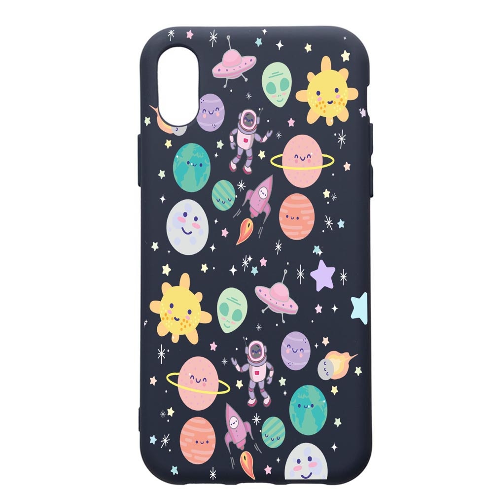 Husa Premium Silicon Compatibila Cu Samsung Galaxy A01, Universe, UFO, cu interiorul din material textil, protectie camera, Alaskan Blue, PAB473