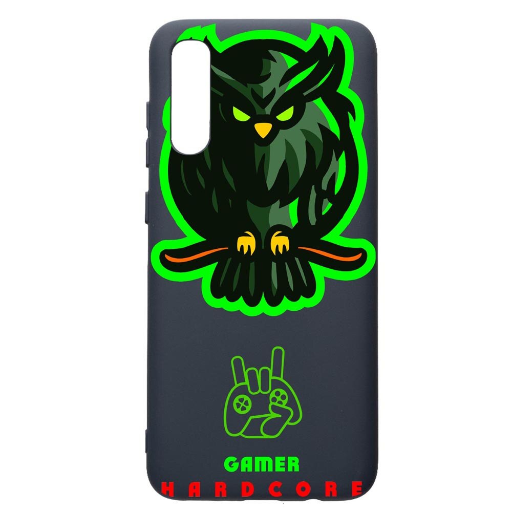 Husa Premium Silicon Compatibila Cu Samsung Galaxy A70, Gamers, Hardcore, cu interiorul din material textil, protectie camera, Alaskan Blue, PAB288