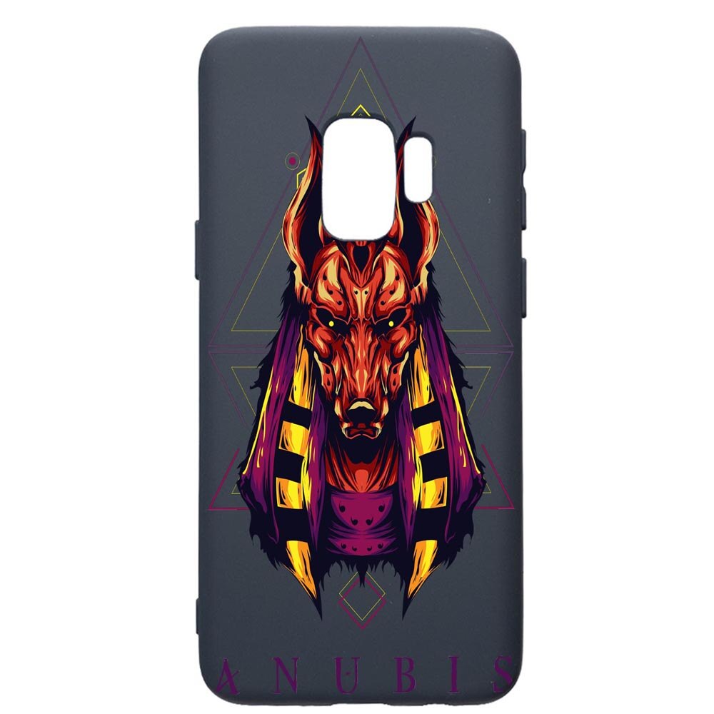 Husa Premium Silicon Compatibila Cu Samsung Galaxy S9, Anubis, cu interiorul din material textil, protectie camera, Alaskan Blue, PAB286