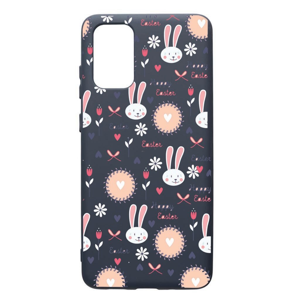 Husa Premium Silicon Compatibila Cu Samsung Galaxy S20 Plus, Easter, cu interiorul din material textil, protectie camera, Alaskan Blue, PAB189